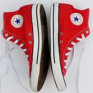 Men's Red Converse Chuck Taylor High Tops